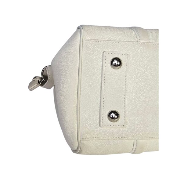 LOUIS VUITTON Leather Speedy Shoulder Bag Veau Cachemire SC Bag PM Vanille LV - Picture 4 of 16